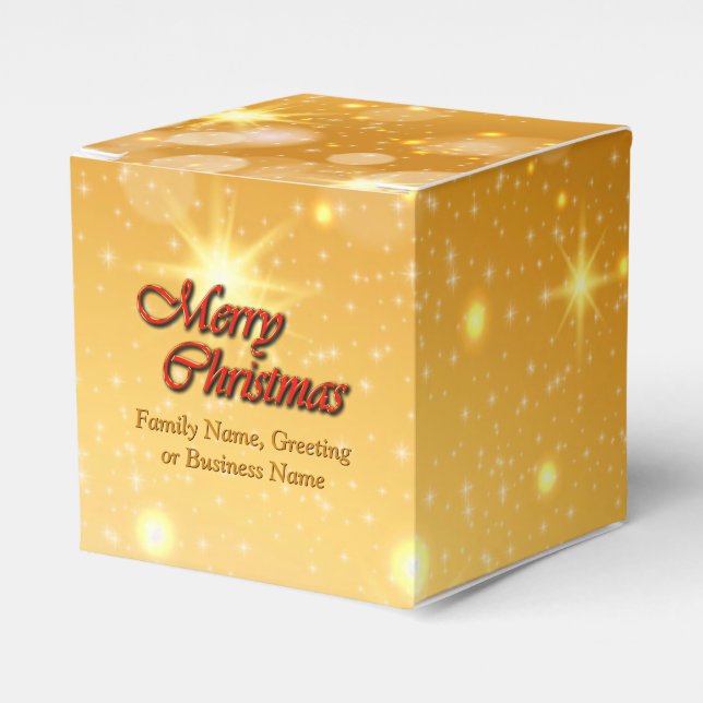 Lägg till Namn Redigera textmatchande jul Presentaskar (Framsidan Sidan)