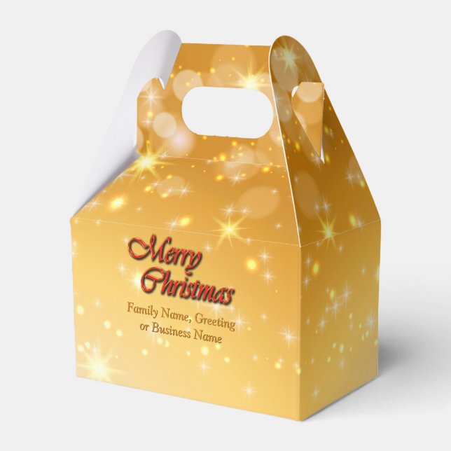 Lägg till Namn Redigera textmatchande jul Presentaskar (Framsidan Sidan)