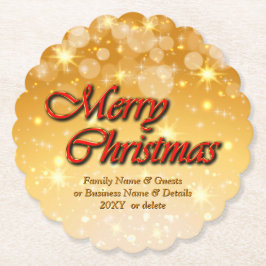 Lägg till Namn Redigera textmatchande jul Underlägg Papper