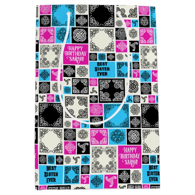 Lägg till Namn & relation, Magenta på födelsedagen (Framsidan)