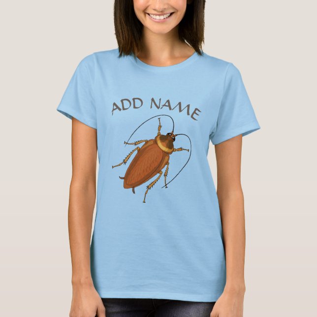 Lägg till Namn, Roach, T-Shirt (Framsida)