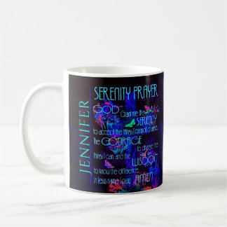 Lägg till Namn Service Prayer i Blå Kaffemugg