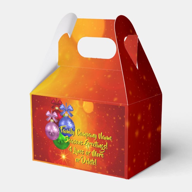 Lägg till Namn-textmatchande jul Presentaskar (Framsidan Sidan)