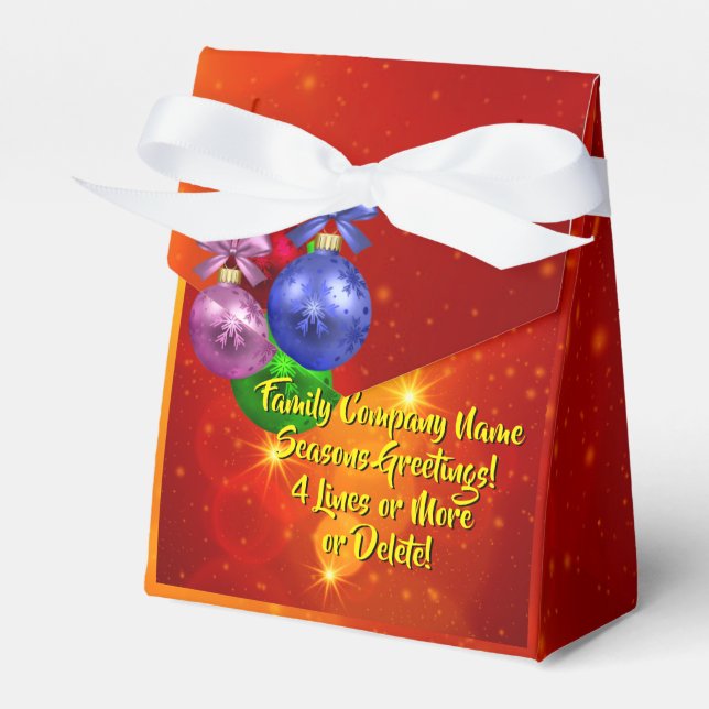 Lägg till Namn-textmatchande jul Presentaskar (Framsidan Sidan)