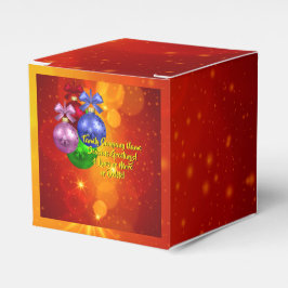 Lägg till Namn-textmatchande jul Presentaskar