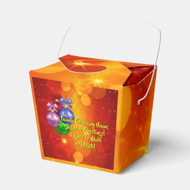 Lägg till Namn-textmatchande jul Presentaskar (Framsidan Sidan)