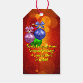 Lägg till Namn-textmatchande jul Presentetikett