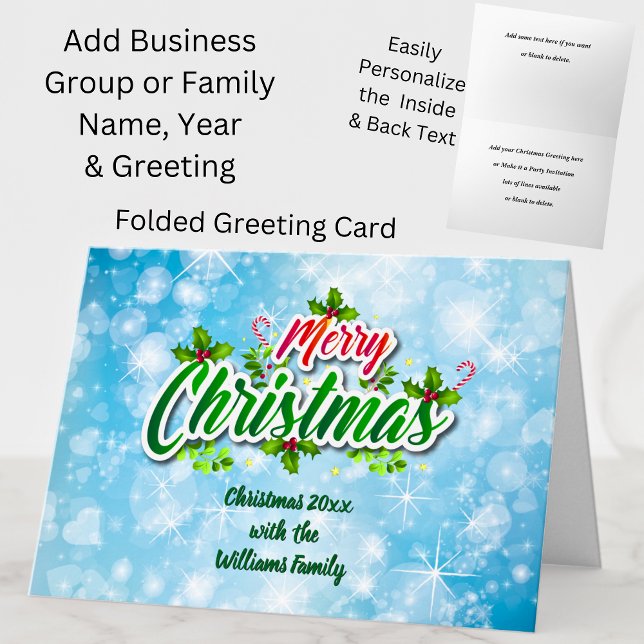 Lägg till Namn-textredigering för familjen som mat Kort (Skapare uppladdad)