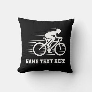 Lägg till Namn / Textrutans hastighet Rider Racer Kudde