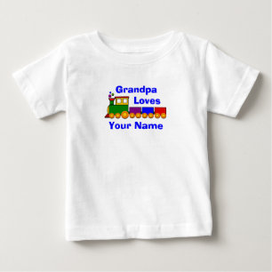 Lägg till Namnbyte Farfar Ord, Älskar Baby Leksaks T Shirt
