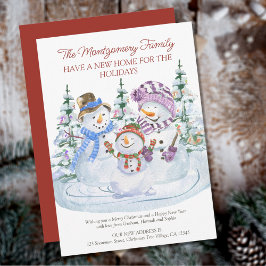 Lägg till nya Snögubbar hem för Helgdagarnas Flytt Meddelande