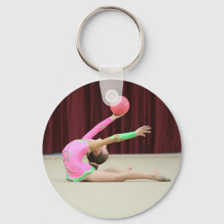 Lägg till nyckelkedjan Fotot personlig Gymnastics Nyckelring