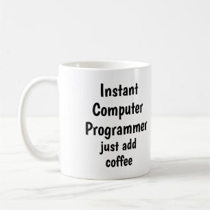 Lägg till offert för snabbdatorprogrammerare för R Kaffemugg
