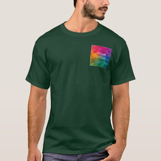Lägg till överför Business Company Logotyp Manar D T Shirt (Framsida)