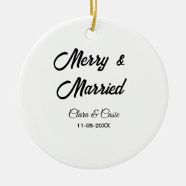 Lägg till par Namn-semesterChr Julgransprydnad Keramik