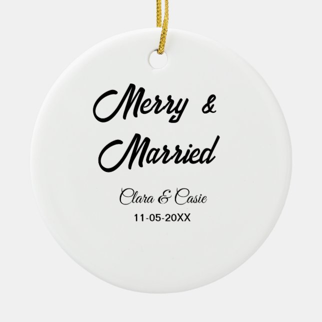 Lägg till par Namn-semesterChr Julgransprydnad Keramik (Framsidan)