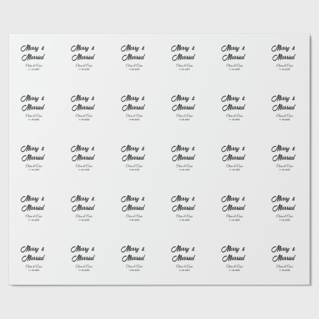 Lägg till par Namn-semesterChr Presentpapper (Platt)