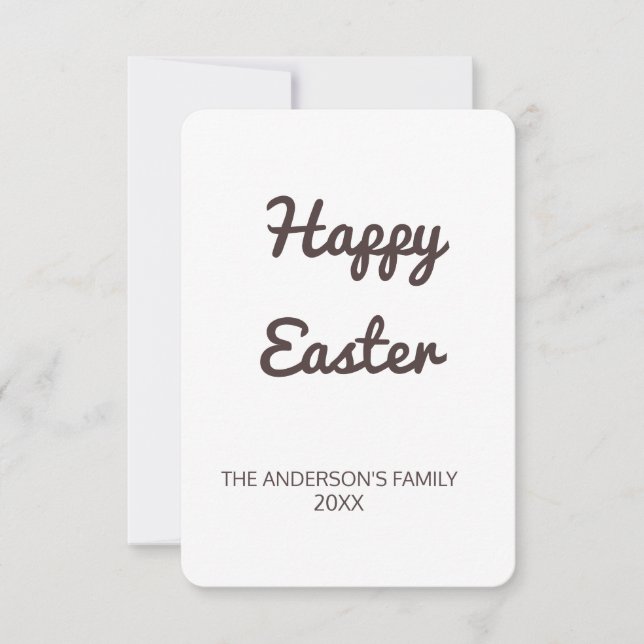 lägg till påsk tack kort (Framsida)