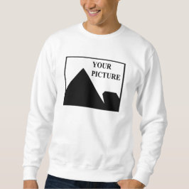 Lägg till Personlig Bild Business Company Namn Lång Ärmad Tröja