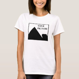 Lägg till Personlig Bild Business Company Namn T Shirt