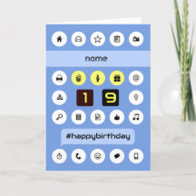 Lägg till personlig för 19:e datorårsdagen i namn