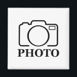 Lägg till Personlig Foto Bröllop Modern Cute Elega Magnet<br><div class="desc">Du kan anpassa den med foto,  logotyp eller text. Du kan ställe dem som du vill på anpassningssidan. Modern,  unik,  enkel eller personlig,  det är ditt val.</div>