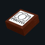 Lägg till Personlig Foto Bröllop Modern Cute Elega Minnesask<br><div class="desc">Du kan anpassa den med foto,  logotyp eller text. Du kan ställe dem som du vill på anpassningssidan. Modern,  unik,  enkel eller personlig,  det är ditt val.</div>