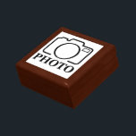Lägg till Personlig Foto Bröllop Modern Cute Elega Minnesask<br><div class="desc">Du kan anpassa den med foto,  logotyp eller text. Du kan ställe dem som du vill på anpassningssidan. Modern,  unik,  enkel eller personlig,  det är ditt val.</div>