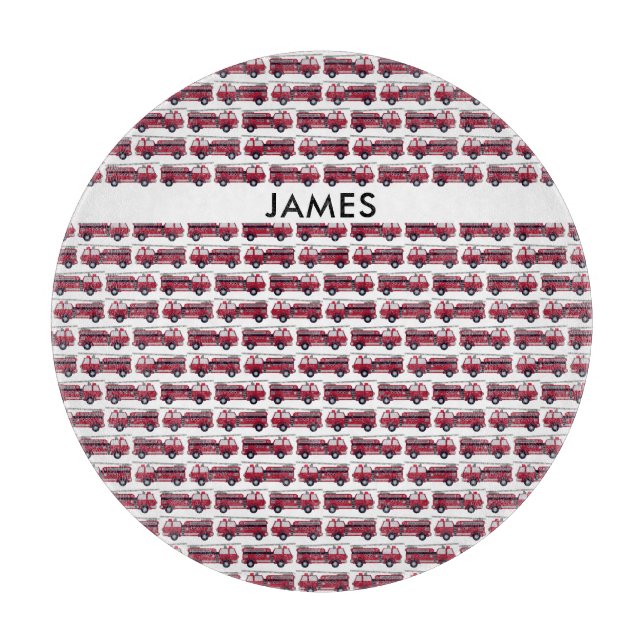 Lägg till Personligen Red Fire lastbil (Framsidan)