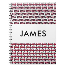 Lägg till Personligen Red Fire lastbil Anteckningsbok