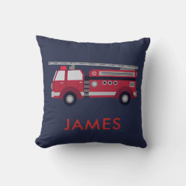 Lägg till Personligen Red Fire lastbil Kudde