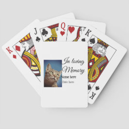 Lägg till pet namn i minnesminnet casinokort