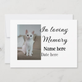 Lägg till pet namn i minnesminnet inbjudningar