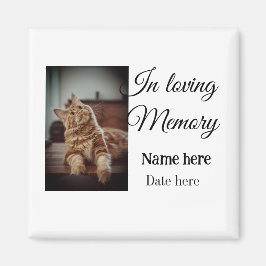 Lägg till pet namn i minnesminnet magnet