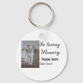 Lägg till pet namn i minnesminnet nyckelring
