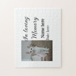 Lägg till pet namn i minnesminnet pussel