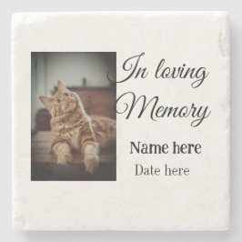 Lägg till pet namn i minnesminnet stenunderlägg