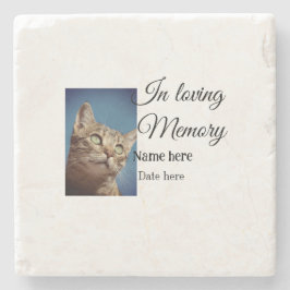 Lägg till pet namn i minnesminnet stenunderlägg