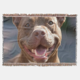 Lägg till Pit Bull-foto Anpassa Filt