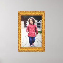 Lägg till Porträtt, familjefoto... Personaliserad Canvastryck