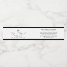 Lägg till produktetikett för Färg-ingredienser som Vattenflaska Etikett