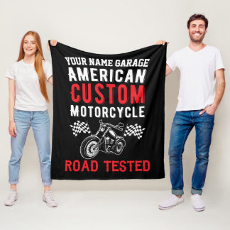 Lägg till provning av motorcykelväg i Namn-amerika Fleecefilt