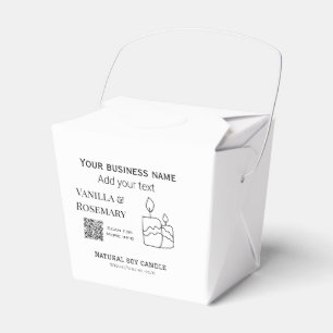 Lägg till q r code business namn tex för mjuka lju presentaskar