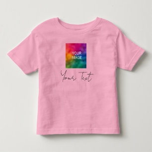 Lägg till Rosan Text & bild två sidor Baby T Shirt