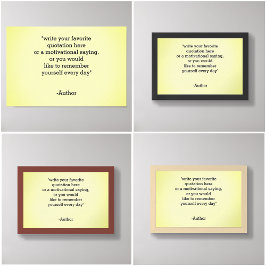 Lägg till/Skapa din egen offert Poster