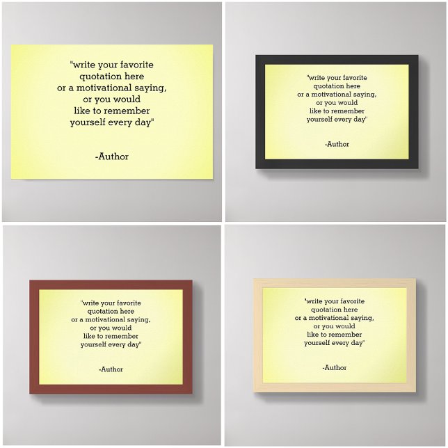 Lägg till/Skapa din egen offert Poster (quote poster, inspirational quotes posters)