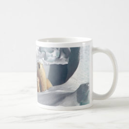 Lägg till SLOGAN i Spara Arktis Polar Bears Planet Kaffemugg