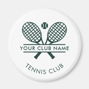Lägg till Tennis Klubb Namn Team Players Anpassnin Magnet
