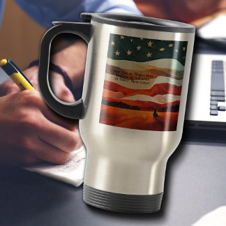 Lägg till text - Cowboy Riding in Flagga Sunset Resemugg