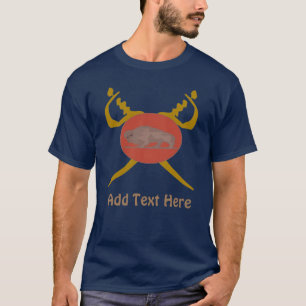Lägg till text i Buffalo Soldier Design T Shirt